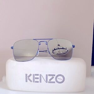 Kenzo Paris gorgeous metal blue frame glasses brand new.